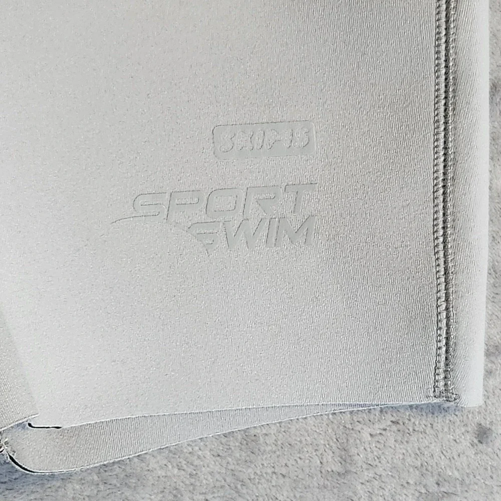 New SKIMS Sport Swim Neoprene Biker Shorts Gunmetal Size XS Gray Rare Short